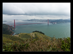 Overcast Golden Gate Bridge
